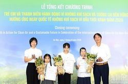Khơi dậy tiếng nói trẻ em vì môi trường trong lành
