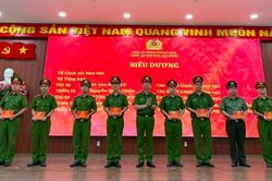 Công an phường Hải Châu biểu dương nhiều tập thể, cá nhân có thành tích nổi bật