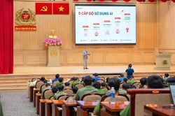 Cán bộ đoàn thể Công an TPHCM tập huấn ứng dụng trí tuệ nhân tạo