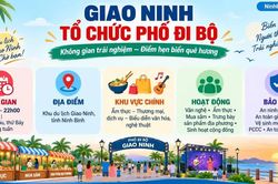 Khu du lịch Giao Ninh dự kiến tổ chức Phố đi bộ vào tối thứ Sáu, thứ Bảy hằng tuần