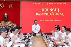 Thường trực Ban Bí thư chủ trì Hội nghị Ban Thường vụ Đảng ủy các cơ quan Đảng Trung ương