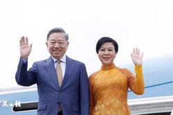 Tổng Bí thư, Chủ tịch nước Tô Lâm cùng Phu nhân bắt đầu thăm cấp Nhà nước Liên bang Nga