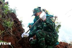 Quảng Ngãi: Phát hiện nhiều di vật, manh mối xác định danh tính liệt sĩ