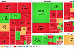 Áp lực bán gia tăng, VN-Index mất gần 14 điểm trong sáng 7/9