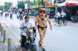 Hà Nội siết kiểm tra học sinh vi phạm giao thông đầu năm học