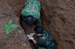 Phát hiện, quy tập nhiều hài cốt liệt sĩ ở tỉnh Quảng Trị