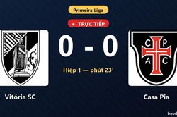 TRỰC TIẾPTrực tiếp Vitória SC vs Casa Pia: Hiệp 2 bắt đầu, hòa 0-0