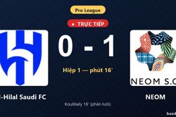 TRỰC TIẾPTrực tiếp Al-Hilal Saudi FC vs NEOM: NEOM mở tỷ số