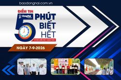 Điểm tin ‘5 phút biết hết’ sáng 7-9: Tập trung tối đa nhân lực, thiết bị hoàn thành 2 dự án cao tốc kết nối Sân bay Long Thành
