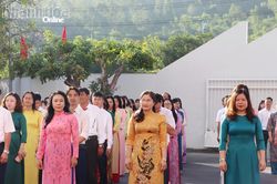 Trường Chính trị tỉnh Khánh Hòa tổ chức lễ chào cờ và sinh hoạt chính trị tháng 9
