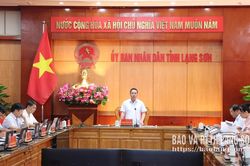 Xem xét tiến độ tổ chức Lễ hội Ánh sáng biên cương tỉnh Lạng Sơn lần thứ nhất năm 2026