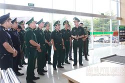 Bộ Tư lệnh Bộ đội Biên phòng khảo sát tại Cửa khẩu Chi Ma