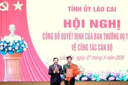 Đồng chí Lương Hoàng Giang được chỉ định giữ chức Phó Bí thư Thường trực Đảng ủy Quân sự tỉnh