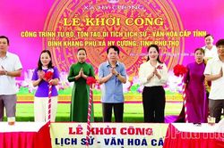 Khởi công tu bổ, tôn tạo di tích đình Khang Phụ, xã Hy Cương
