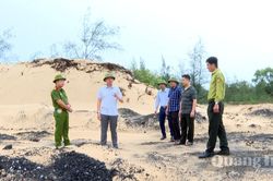 Xử lý nghiêm khai thác cát trái phép