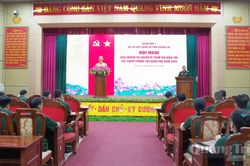 Giao nhiệm vụ tham gia diễn tập tác chiến phòng thủ Quân khu năm 2026