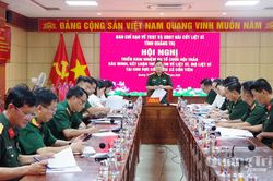 Triển khai nhiệm vụ tổ chức hội thảo xác minh thông tin hài cốt liệt sĩ tại Cồn Tiên