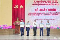 Đội 192 xuất quân tìm hài cốt liệt sĩ tại Lào