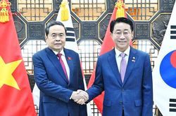 Chủ tịch Quốc hội Hàn Quốc Cho Jeong Sik chủ trì Lễ đón trọng thể Chủ tịch Quốc hội Trần Thanh Mẫn