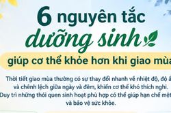 6 nguyên tắc dưỡng sinh giúp cơ thể khỏe hơn khi giao mùa