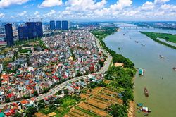 Định hình đô thị từ trục không gian sông Hồng