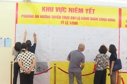 Phường Bồ Đề công khai thông tin về Quy hoạch sông Hồng