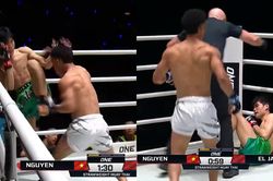Võ sĩ Việt Nam 3 lần bị đánh ngã, thua ngay hiệp đầu ở võ đài muay Thái