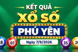 XSPY 7/9 - Kết quả xổ số Phú Yên hôm nay 7/9/2026