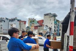 Tuổi trẻ phường Ô Chợ Dừa góp sức trong công tác giải phóng mặt bằng
