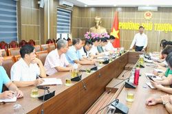 Phường Phú Thượng triển khai lấy ý kiến về điều chỉnh Quy hoạch phân khu đô thị sông Hồng