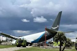 Máy bay Mỹ bốc cháy vì đi trật khỏi đường băng, ít nhất 5 người chết
