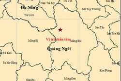 Liên tiếp động đất ở Đà Nẵng, Quảng Ngãi
