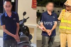 CSGT Hà Nội kiểm tra chiếc xe che biển số, phát hiện tài sản trộm cắp
