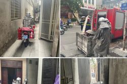 Rèn phương án xử lý tình huống hỏa hoạn sát thực tế