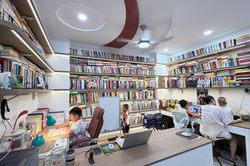 Góc đọc sách của gia đình 4 con 'gây bão mạng'