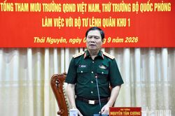 Đại tướng Nguyễn Tân Cương: Quân khu 1 tập trung nâng cao chất lượng tổng hợp, sức mạnh chiến đấu