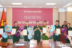 Bộ tư lệnh Bộ đội Biên phòng trao thưởng thành tích phòng, chống tội phạm