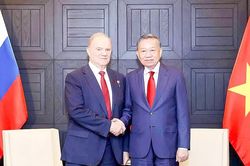 Tổng Bí thư, Chủ tịch nước Tô Lâm tiếp Chủ tịch Đảng Cộng sản Liên bang Nga