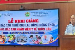 Đào tạo nghề nhân viên Y tế thôn bản cho lao động xã dân tộc và miền núi