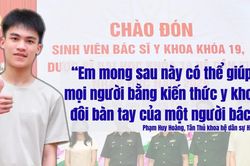 Thủ khoa hệ dân sự Học viện Quân y đạt 30/30 điểm muốn viết tiếp giấc mơ bác sĩ của mẹ