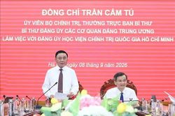 Xây dựng Học viện Chính trị quốc gia Hồ Chí Minh thành 'cái nôi' rèn luyện bản lĩnh chính trị cho cán bộ