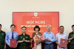 Kiện toàn Ban Chỉ huy Quân sự Bộ Tư pháp, nâng cao chất lượng công tác quốc phòng, quân sự