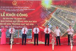 Hải Phòng: Khởi công các gói thầu dự án tái định cư