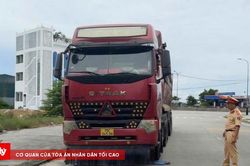 CSGT Huế mạnh tay xử lý xe tải, xe khách vi phạm