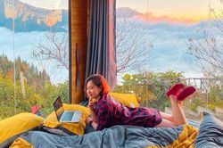 Chi vài tỷ mua 700m2 đất núi, vợ chồng Hà Nội làm homestay đón khách tới săn mây