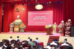 Thường trực Ban Bí thư dự Lễ khai giảng tại Học viện Chính trị quốc gia Hồ Chí Minh