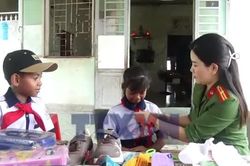 Khi Công an xã là cha mẹ nuôi của trẻ mồ côi