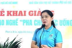 Mở lớp dạy nghề tạo bệ đỡ giúp phụ nữ khó khăn khởi nghiệp