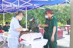 Lấy 120 mẫu hài cốt liệt sĩ tại Nghĩa trang Liệt sĩ Nga Sơn