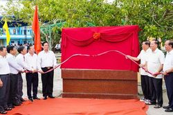 Đại tướng Lê Hồng Anh hỗ trợ 7,5 tỷ đồng nâng cấp trường học xã Vĩnh Bình